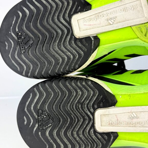 Adidas by Stella McCartney Stella Court Tennis Shoes Signal Neon Green Boost10.5 - Picture 10 of 11